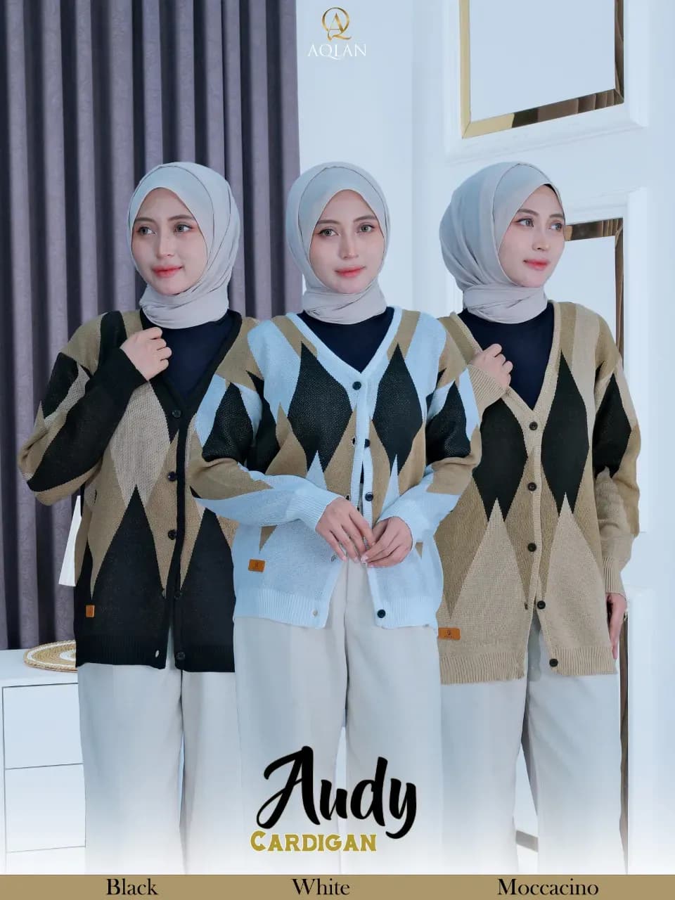 CARDIGAN AUDY, TUNIK CATLEEN